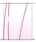 Preview: Linea magenta up dark, Scheibenhänger eckig